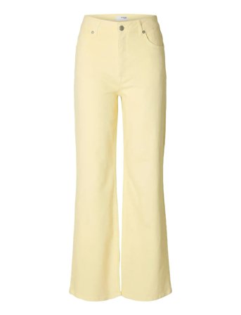 Selected | Slfalice-Cora Hw Denim Wide Jeans | 30 x 32