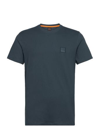 Tales T-shirts Short-sleeved Grønn BOSS*Betinget Tilbud