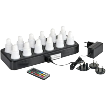 LED-lys Duni med ladestasjon