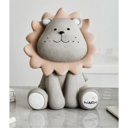 Løve Sparegris for Barn | Sparegris for Barn | Penger Sparegris | Pengeboks for Mynter eller Sedler - Søt Løve Dekor