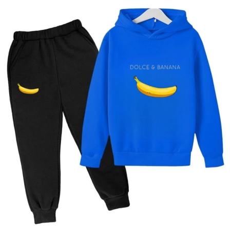 Dolce And Banana Vår och Höst Barn Pojkar och Flickor Casual Topp + Byxor 2-delad Tjejkostym 3-13 år Utomhusdräkt picture color2 160(145-155cm)