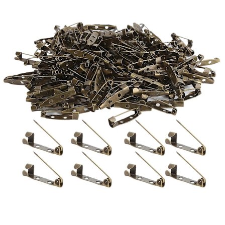 200 stk. sikkerhetsnåler, enkel vintage klesbrosje, legeringsnåler, sying, DIY smykkelaging, 2 cm