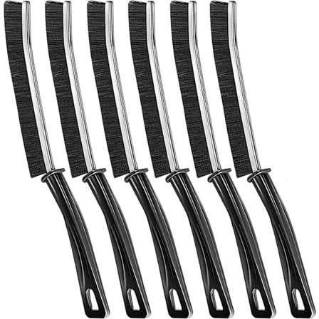 6 stk Gap Cleaning Brush, Bad Rengjøring Brush Tile Fugebørste, Hard