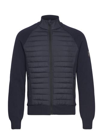 Beamon Knit Man Vuorillinen Takki Topattu Takki Navy ECOALF