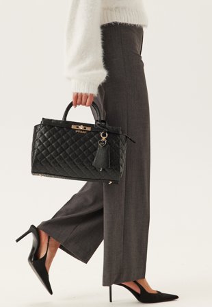 Guess Idra Girlfriend Satchel Black Klær