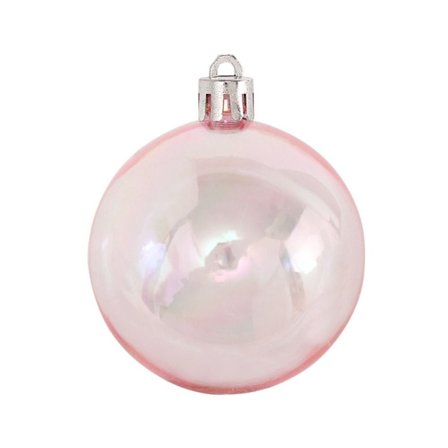 Juleballpynt Klar kule ROSA 3CM24STK 24STK