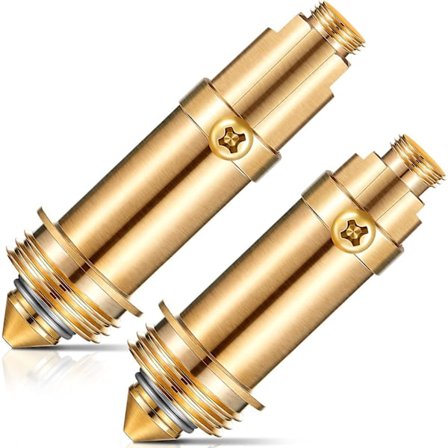 2 stk. Pop Up Badekarpropper Intern Vask Propp Erstatning Toalett Klikker Pop Up Badekarplugger Fjær Messingplugg