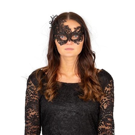 Svart Ögonmask i Spets