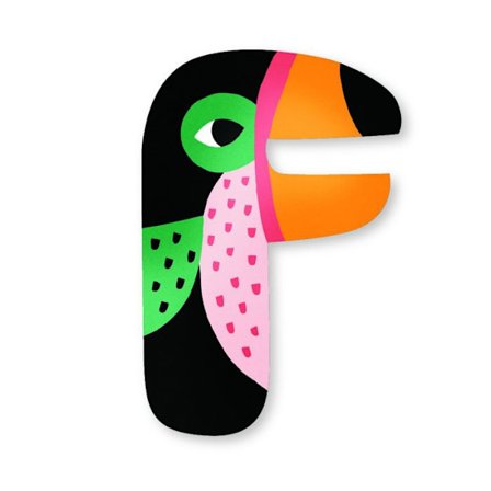 Vilac - Bokstaven F Michelle Carlslund