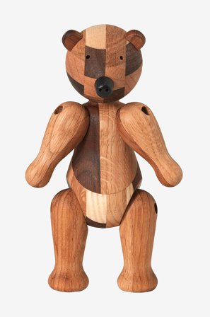 Kay Bojesen - Björn Reworked Anniversary liten mixed wood - Brun - Prydnadssaker - Från Homeroom
