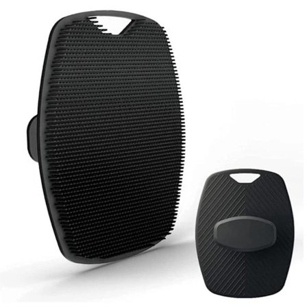 【PP】Silikon Kroppsskrubb Dusjskrubb SVART SVART Svart