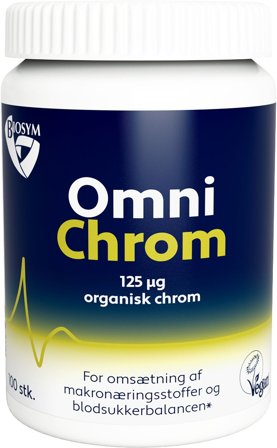 Biosym OmniChrom 100 tabl, Helse & Madvarer, Mineraler, Chrom
