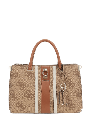 Guess Erenia Girlfriend Satchel Handväskor Dam Brun ONESIZE