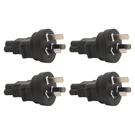 AU-kontakt till IEC320 C5 strömadapter 3-stifts AU-kontakt till C5-omvandlare för bärbar datorströmadapter skrivare AU-kontakt 100-250V