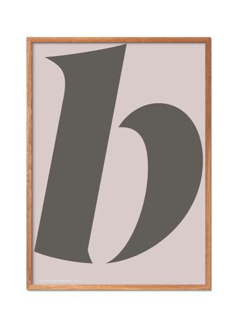 Berlingske-Skra-B Patterned Poster & Frame