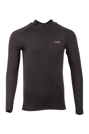 Pulover 509 FZN Merino Cu Fermoar 1/4 negru M