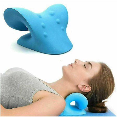 Neck Traction Pillow Original Cloud Shape Neck Stretcher Cervical Pain Relief - Ssxjv