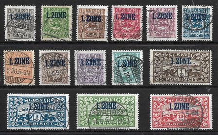 Slesvig 1920 - AFA 1 - 14 - Stemplet
