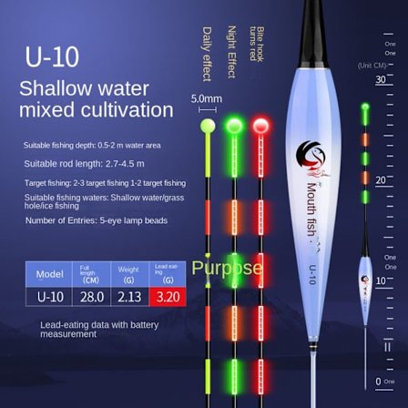 Rock Fishing float Smart Fishing Floats U-10 U-10
