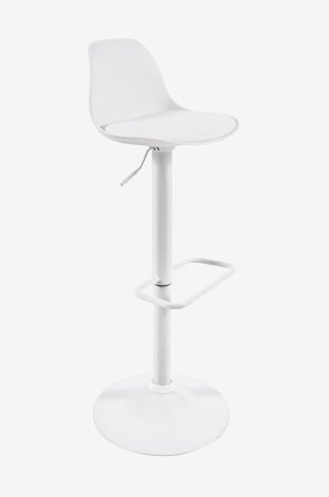 Kave Home - Barstol Orlando, 2-pak - Hvid - Barstole & -taburetter - Fra Homeroom