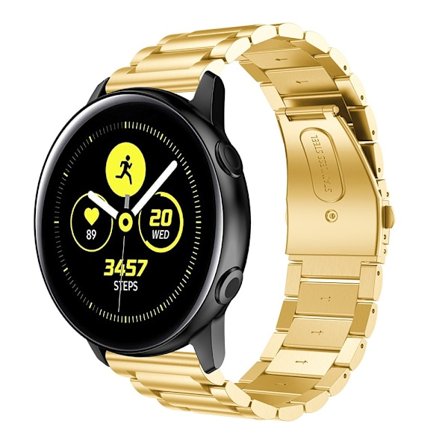 Metalliranneke Galaxy Watch Active - Kulta