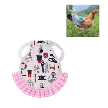 (Farve 3) Hønsesadel Rygbeskytter til Kyllinger Kæledyr Vest Kyllingetøj Fjerkræ Høne Sadel Forklæde P