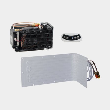 Sisäänrakennettava kylmäkone Isotherm ITC 2010, 12V / 24V, ilmalauhdutteinen, sopii laatikkoon jopa 125 litraa