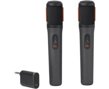 JBL Wireless Mic - Black - Trådlöst mikrofonpar till JBL Party Box