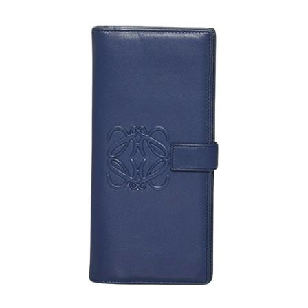 Loewe Pre-owned, Wallets & Cardholders Blauw, Dames, Maat:ONE Size