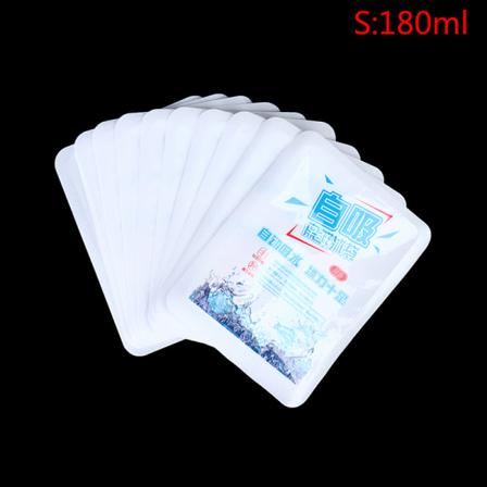 10 st/ set Återanvändbar torr kall ispack gel kylväska för burkar W S:180ml