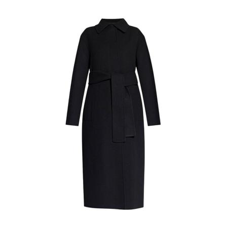 Jil Sander Wool Frakke Sort, Dame Uldfrakker