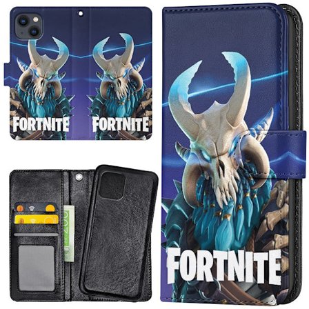iPhone 15 - Plånboksfodral/Skal Fortnite