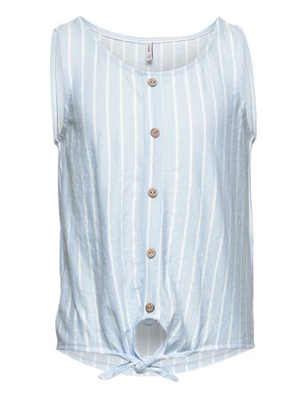 Kogjolla S/L Knot Top Jrs Blus Tunika Blå Kids Only