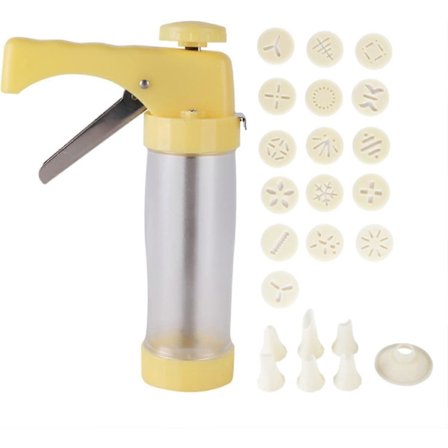 Kake Presse Maker Kjeks Pistol Kit Baking Lage Kake Glasur Mousse Bakverk Brød Form Bakeutstyr Dekorasjonsverktøy Tilbehør