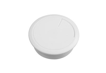 Schneider Electric Unica Kaapelin läpivienti suljettu, 60 mm valkoinen, Asennustuotteet