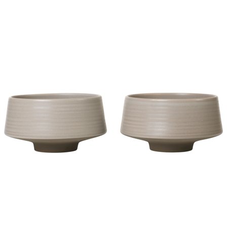 Broste skål 2-pack, warm grey | Dukning & Servering > Serveringsskålar > Serveringsskål | Bagaren och Kocken