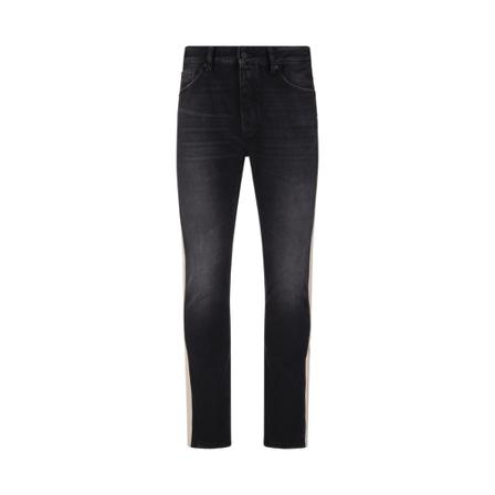 Palm Angels, Jeans Zwart, Heren, Maat:W33,stretch