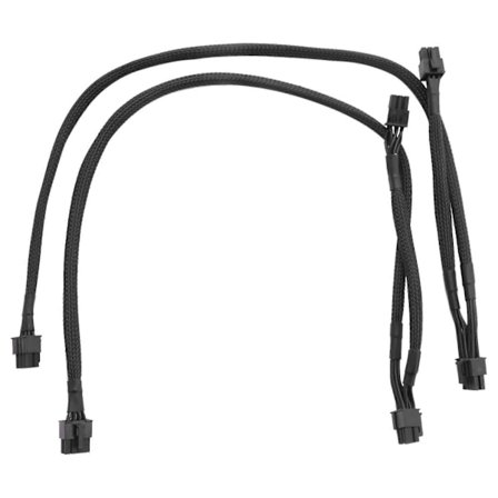 2-pakning 8 PIN til dobbel 8-pin 6 PIN PCIE VGA strømforsyningskabel for EVGA Supernova G2 G3 G5 P2 T2 GS G+