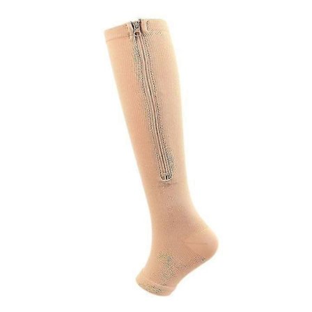 Kompressionsstrumpor med dragkedja