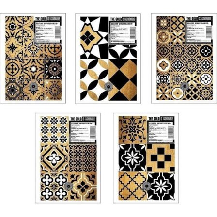 Anteckningsbok - loggbok Ziemia obiecana Anteckningsbok Terre Promise A5/60 K, glittermosaik (10 stycken)