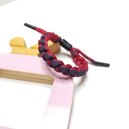 Explosiv Liten Lejon Armband Holografisk Reflekterande Armband Kärlek Vävda Armband Par