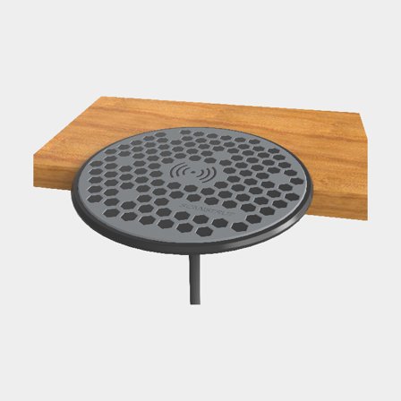 Wireless charger Scanstrut ROKK Surface, black, 12 V / 24 V, 10 W, 1.1 A