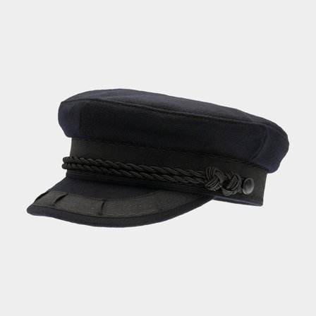 Gorra de capitán CTH Ericson Oscar II Wool Dark Marin, 56