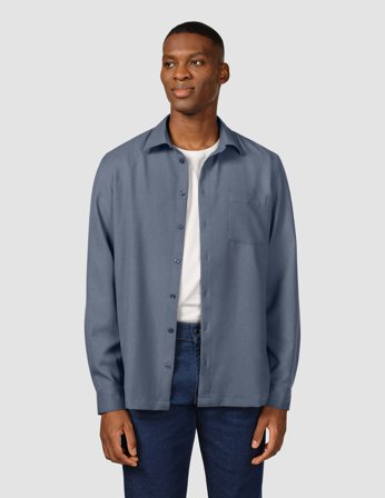 Shaping New Tomorrow - Effortless Shirt - Storm Blue - Herre - Størrelse XXXL