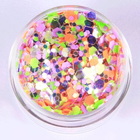 Nagelglitter - Mix - Summer vibe - 8ml - Glitter
