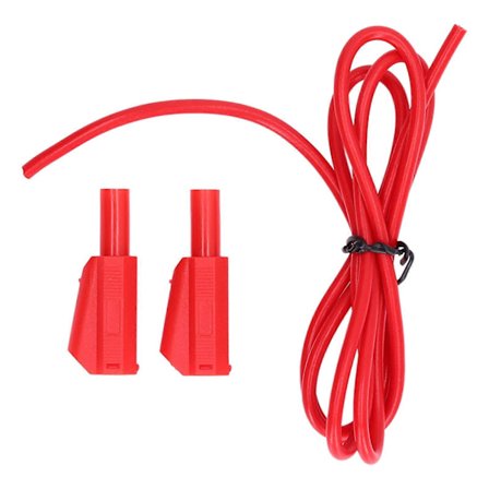 J.70021 Banaaniliitin Testijohto Banaaniliitin Sähkötestisarja Sähköprojekteihin Jännitetesteri 32A/1000V Punainen