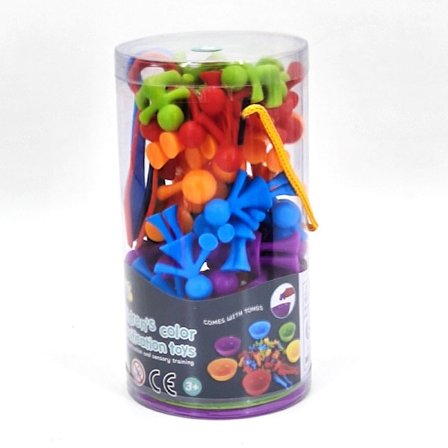 Montessori-spil 2 3 4 5 år (9*9*17CM), tælling og sortering