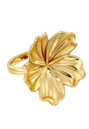 Edblad Jasmine Ring L Gold Smycken & klockor Dam Guld M 17,5 mm