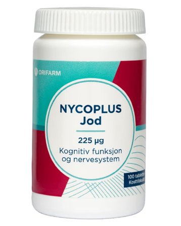 Nycoplus Jod 225mcg tabletter 100 stk