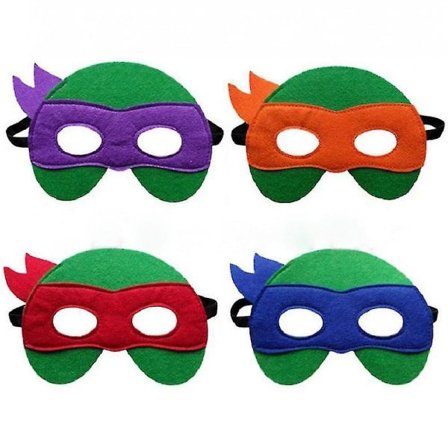 Halloween Børnemasker til Børn Teenage Mutant Ninja Turtles